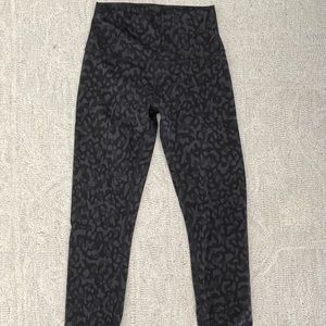 LULULEMON HIGH RISE WUNDER UNDER CHEETAH